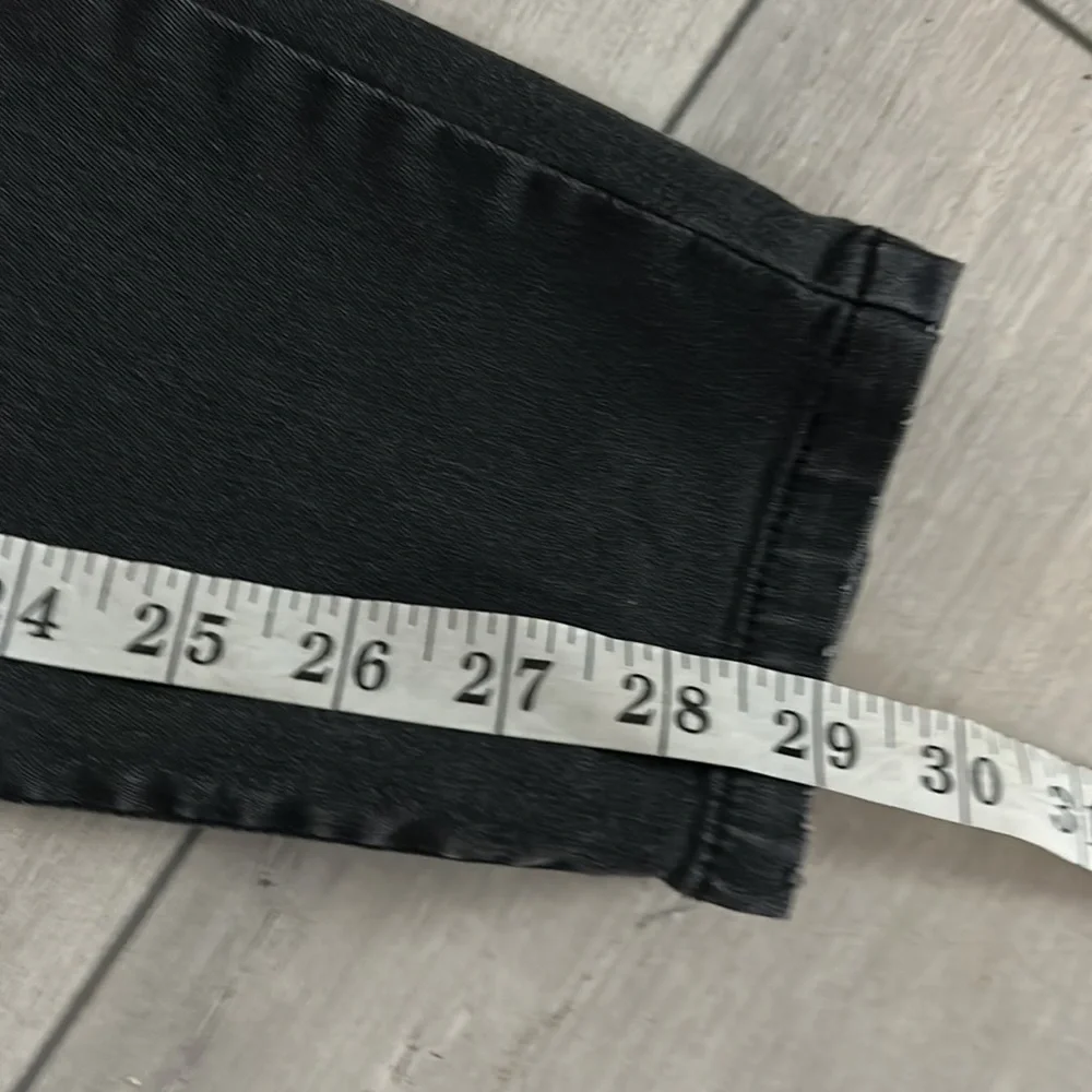 Eileen Fisher size 8 black skinny jeans organic cotton